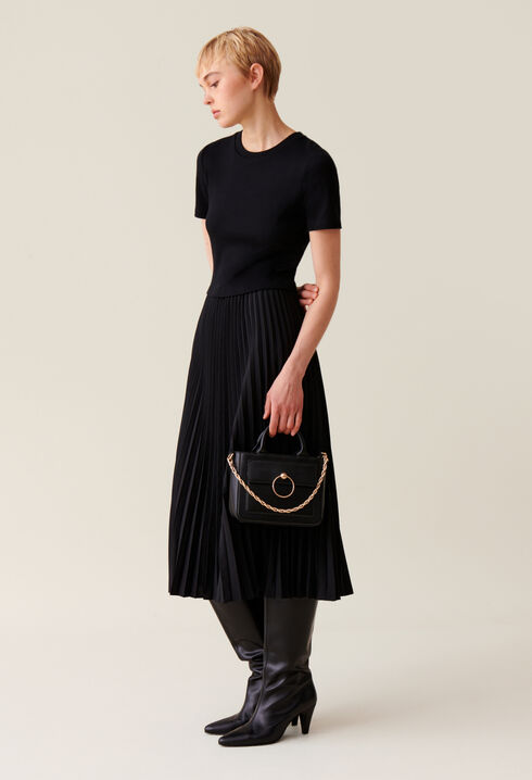 Zweistoff-Kleid Twist