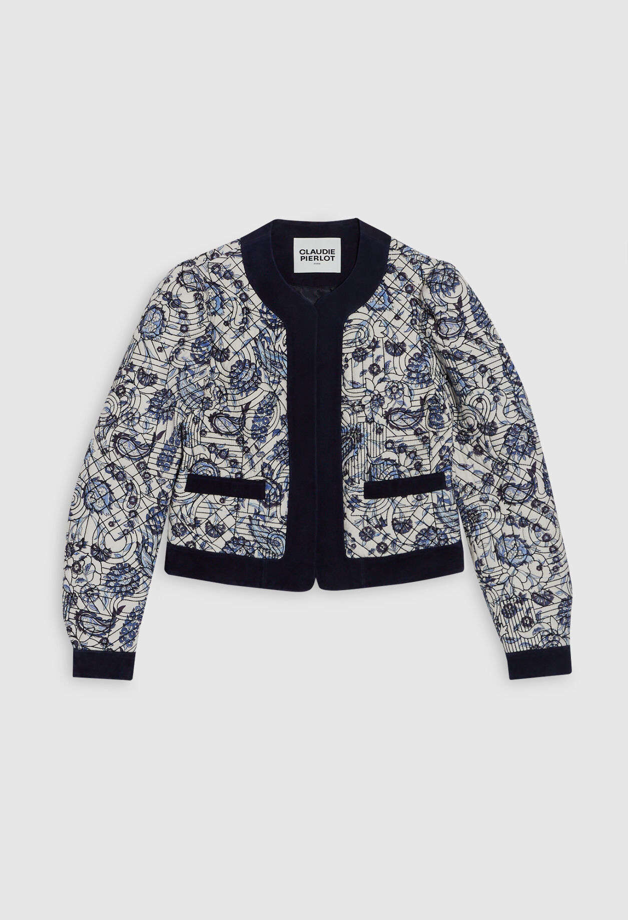 Gesteppter Blouson mit Motiven