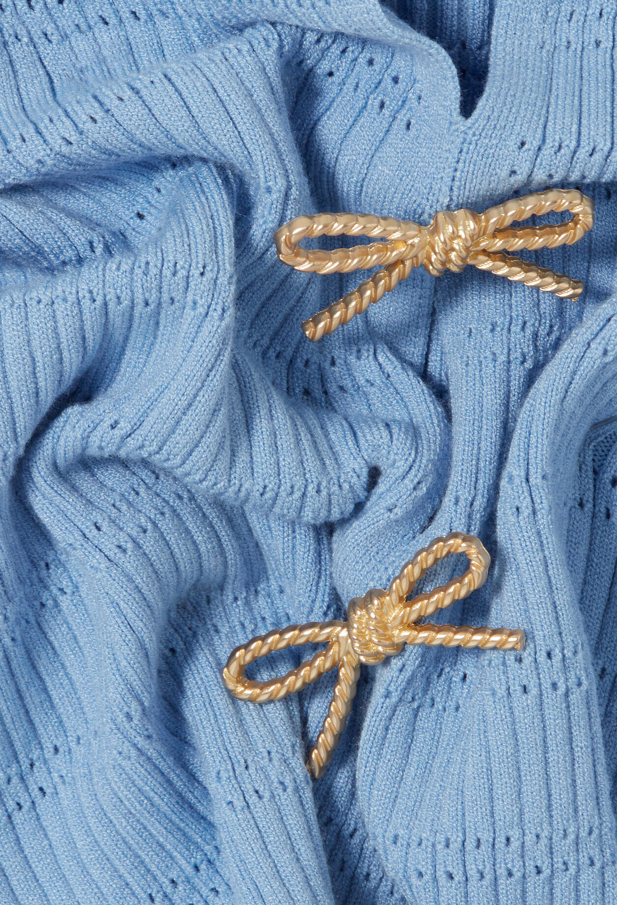 Feinstrickpullover Knoten-Details