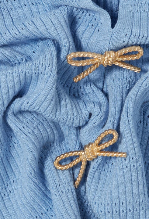 Feinstrickpullover Knoten-Details