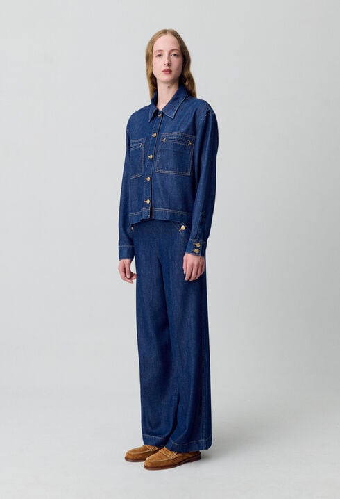 Oversize-Denimhemd