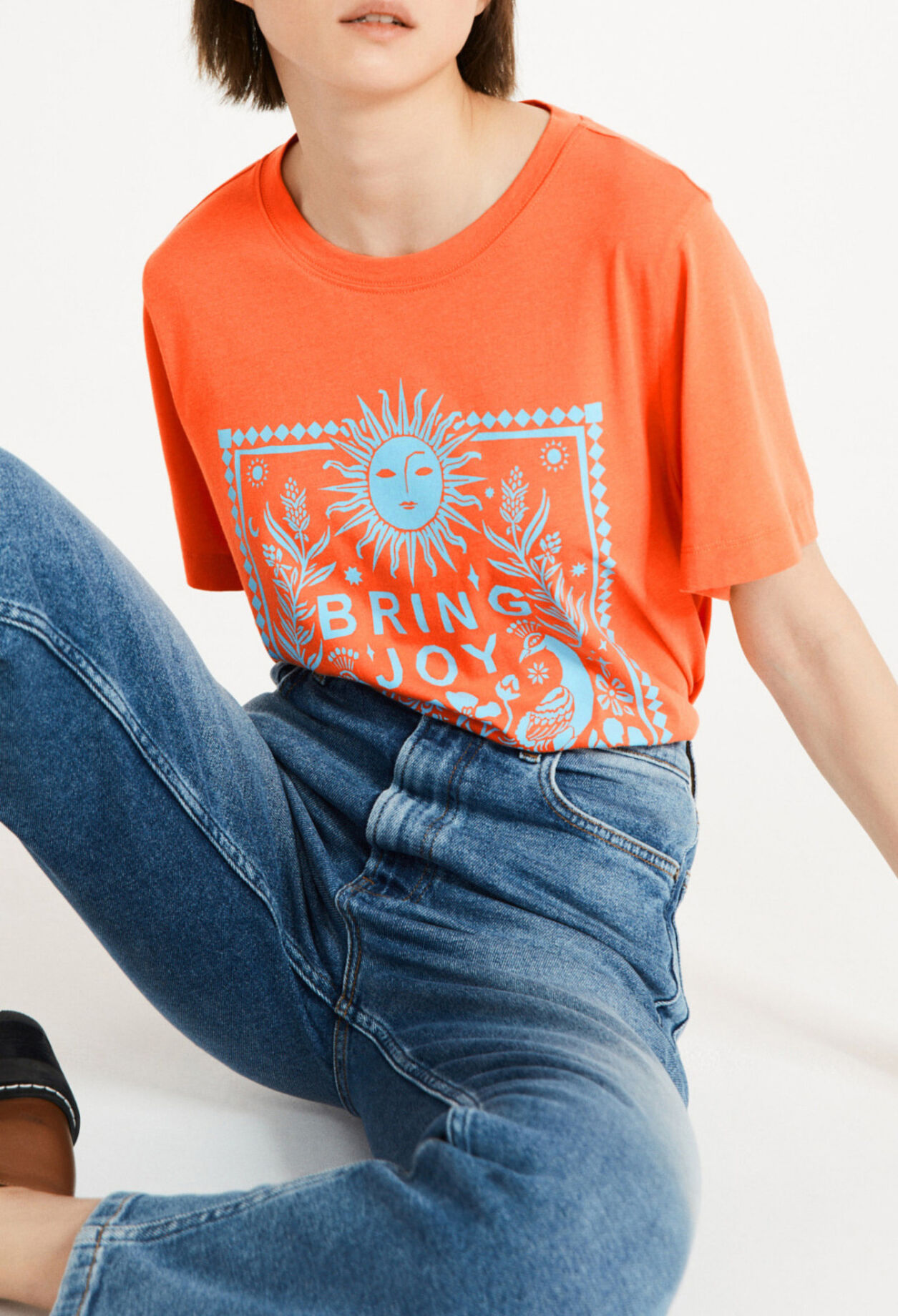 T-Shirt mit Siebdruck