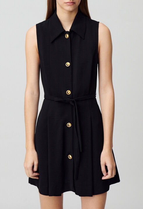 &Auml;rmelloses kurzes Kleid