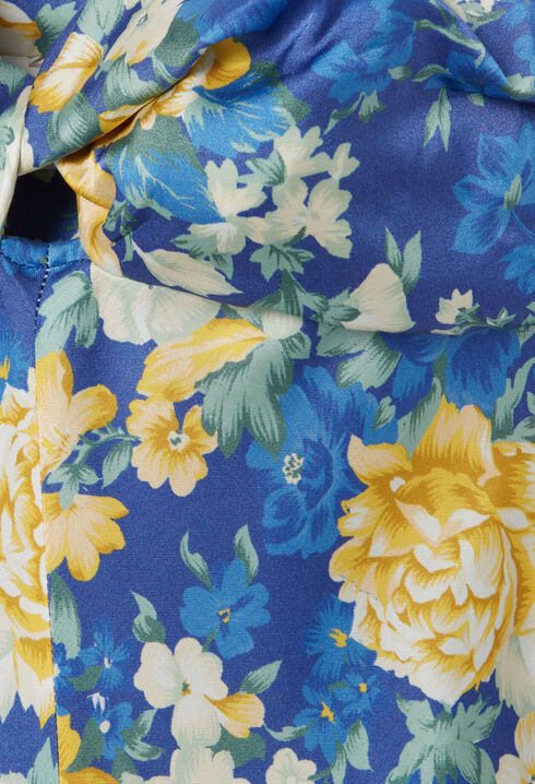 Langes Kleid Blumenmuster