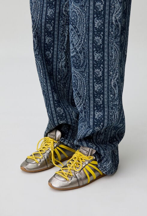 Swing Silberne Sneaker