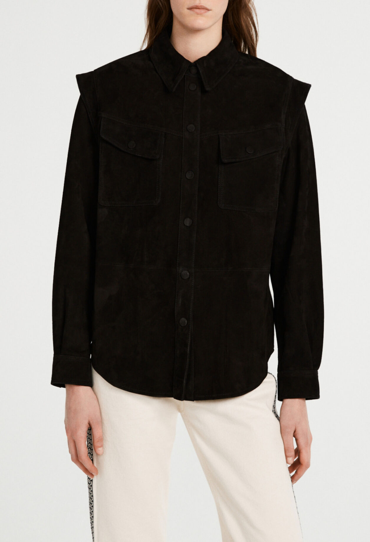 Jacke aus Wildleder