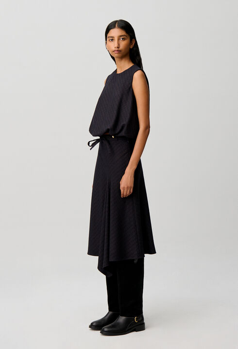 Kurzes blusiges Top