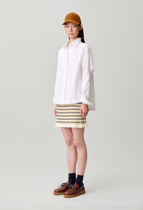 Gestreiftes Popeline-Hemd