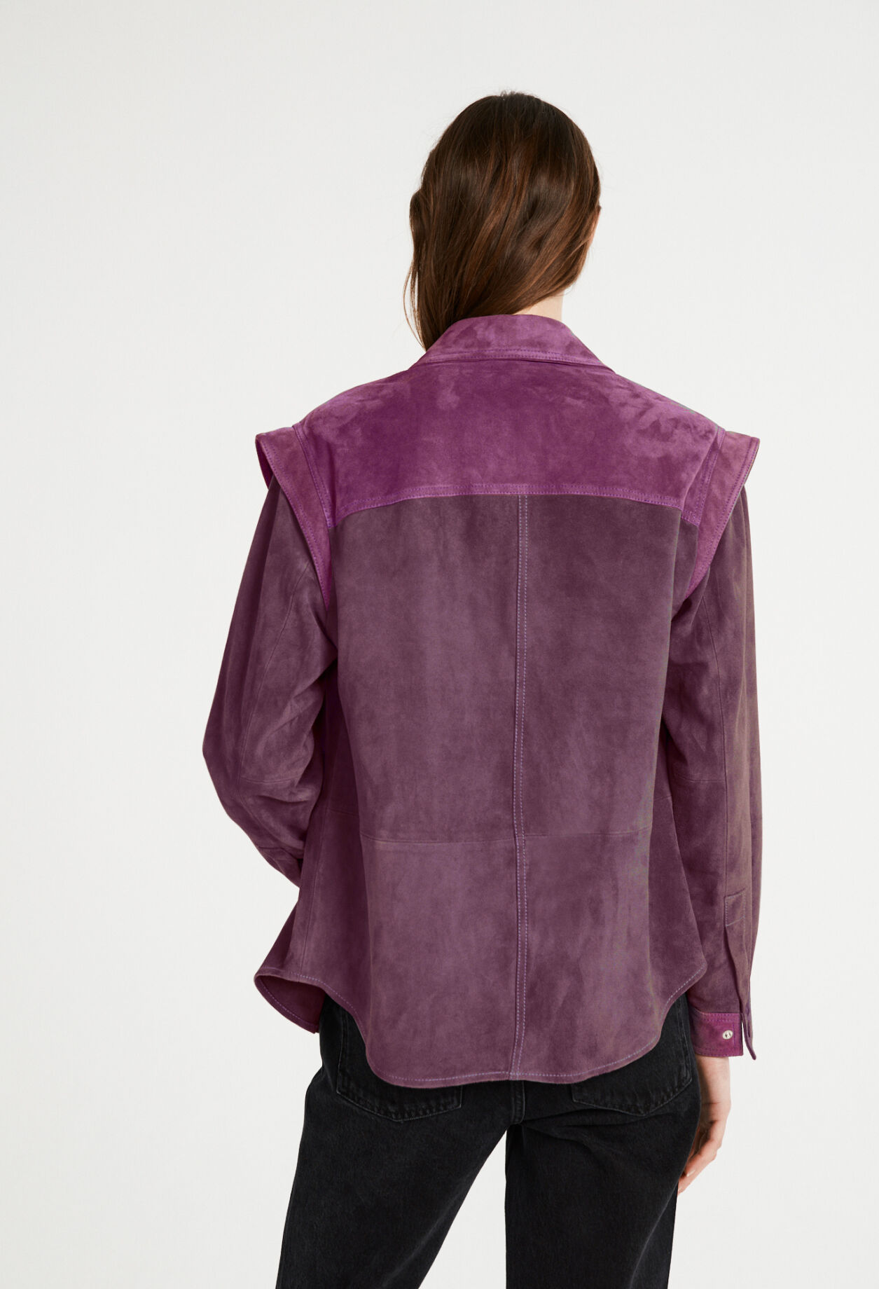 Jacke aus Wildleder