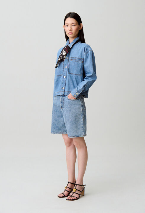 Oversize-Jeanshemd