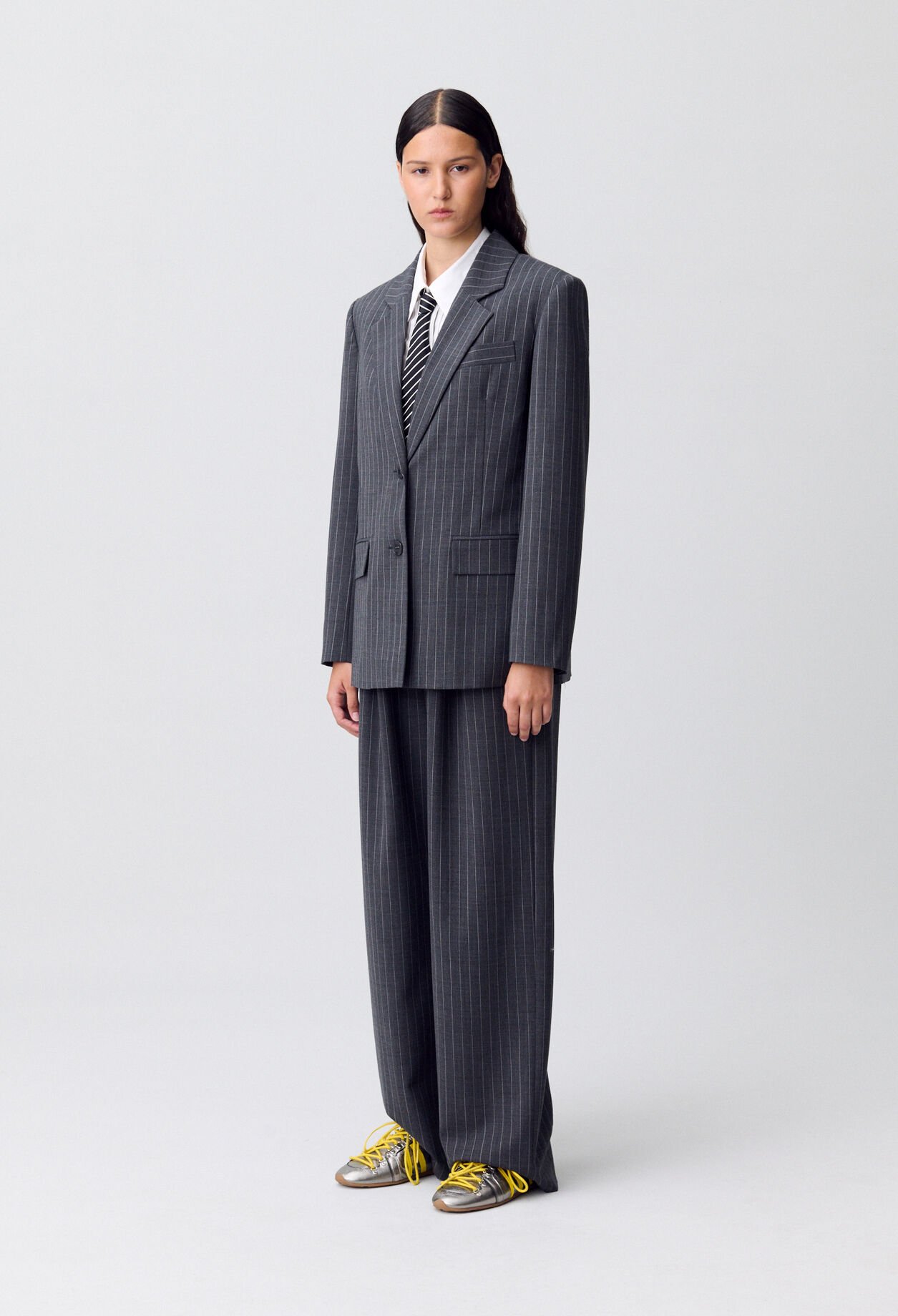 Gestreifter Blazer