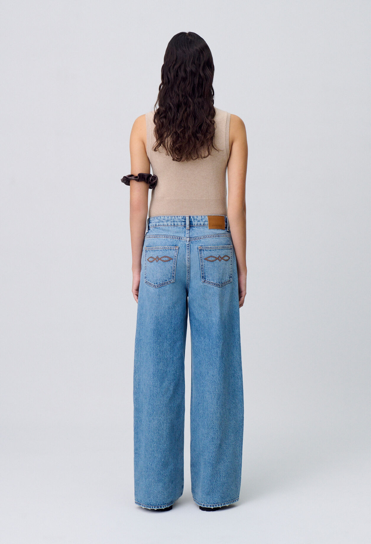 Straight-Leg-Jeans aus Denim