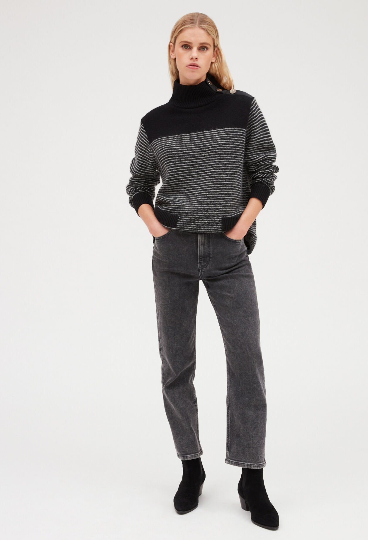 Gestreifter Pullover Strick