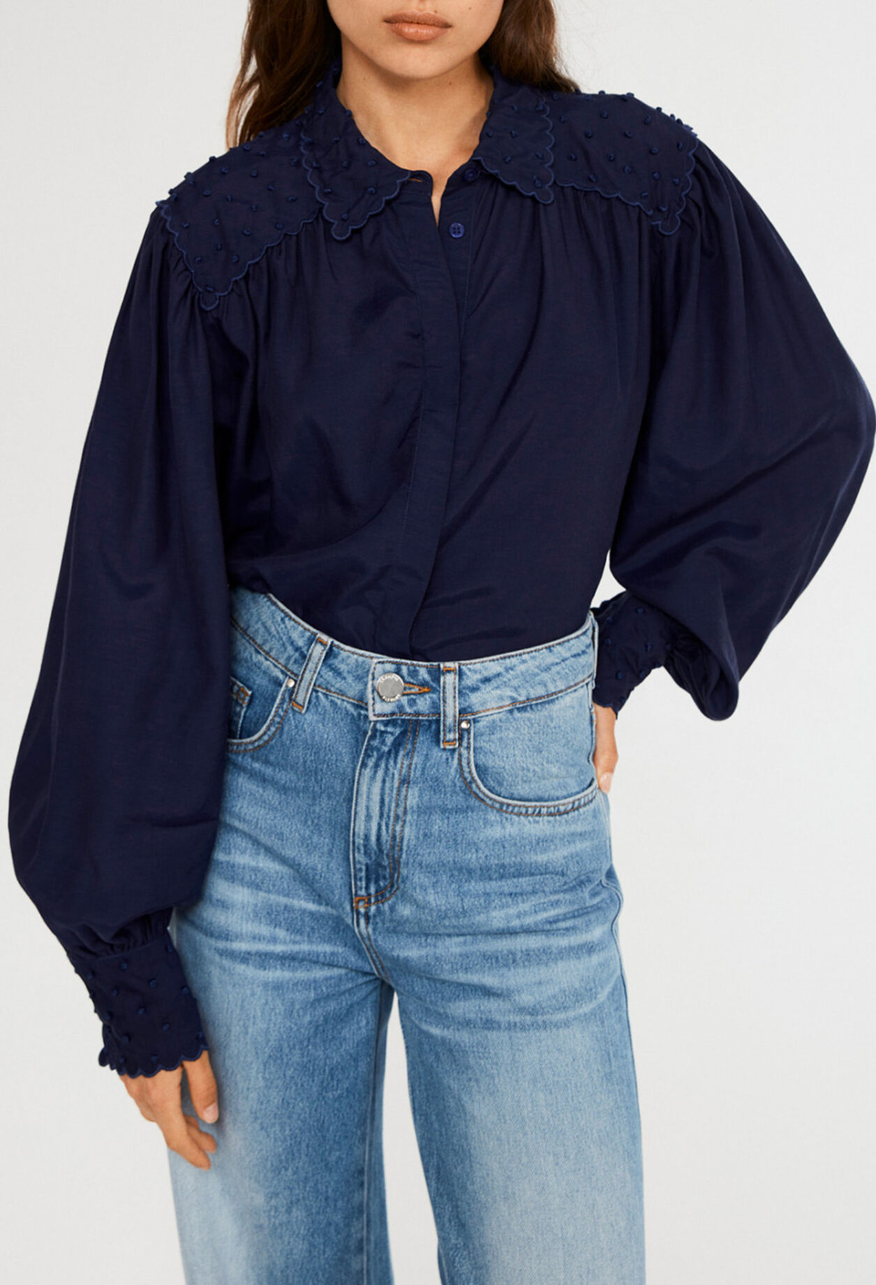 Fließende Bluse
