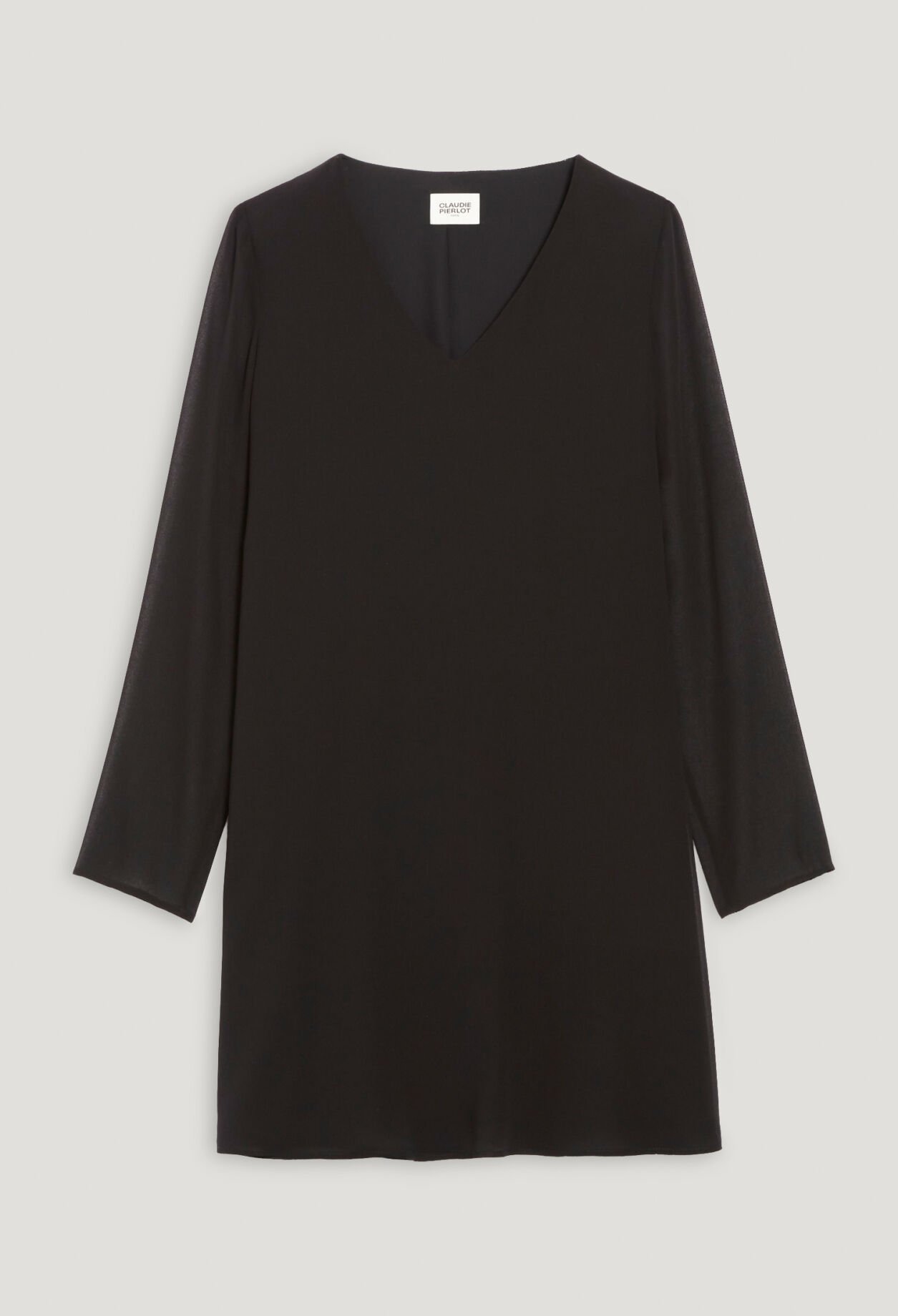 Kurzes Rififi-Kleid, schwarz 