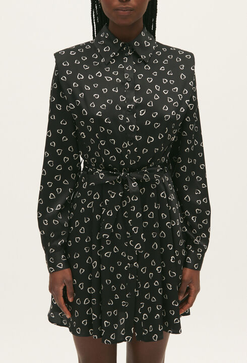 Kurzes Kleid mit Print