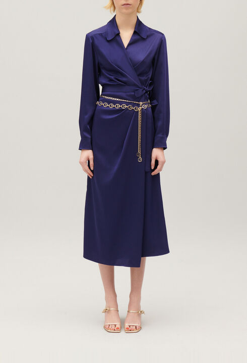 Midi-Wickelkleid