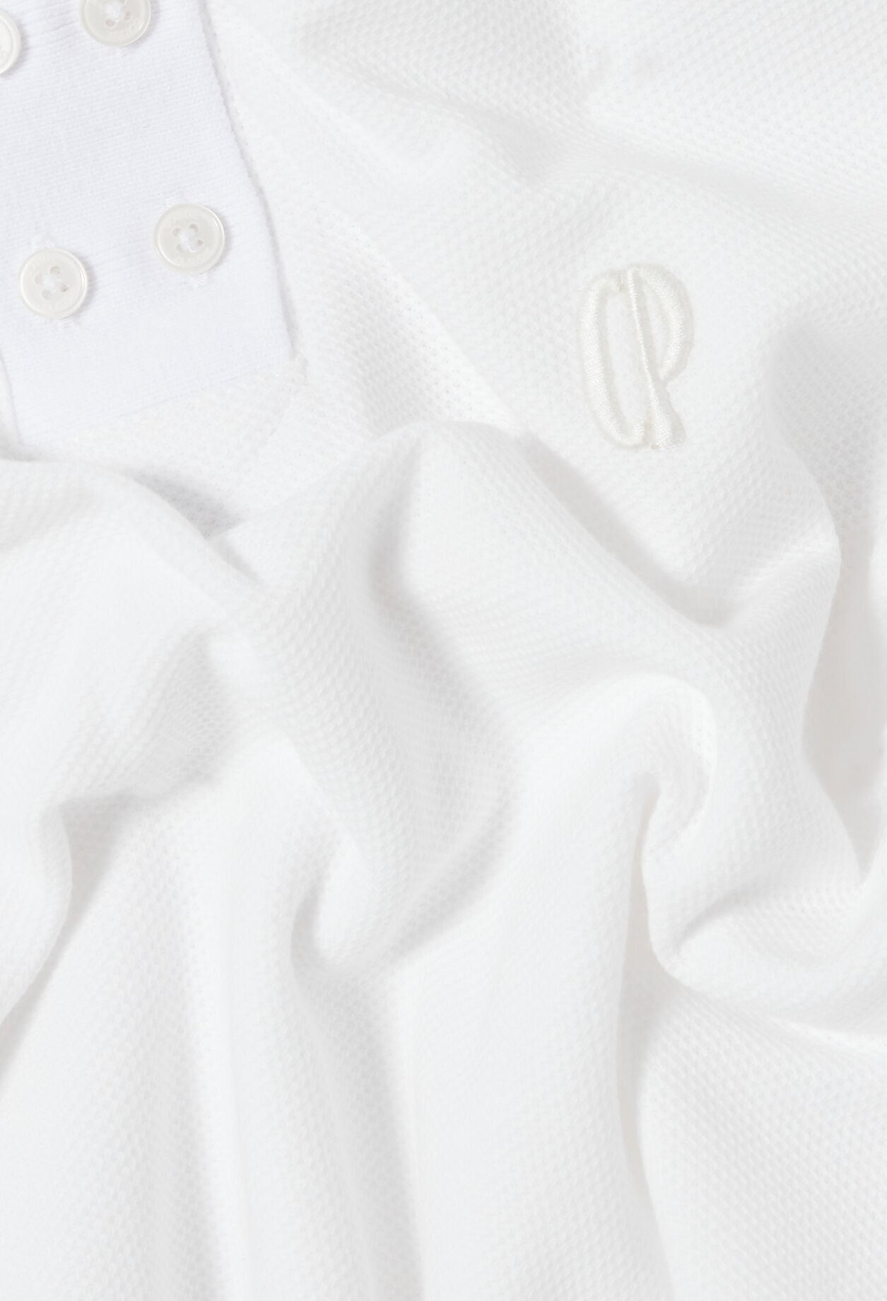Baumwoll-T-Shirt mit Polokragen