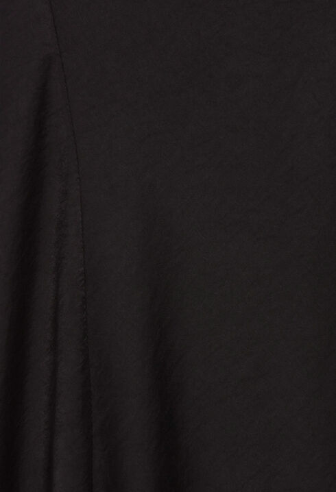 Midi-Negligé-Kleid schwarz 