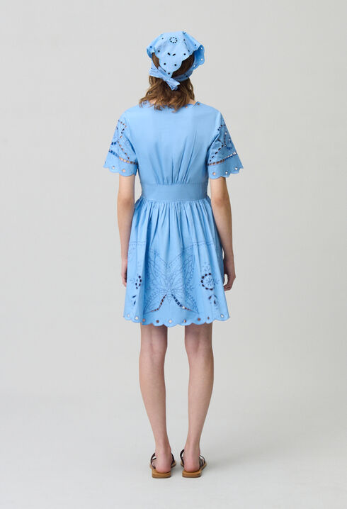 Kurzes Kleid Stickereien 