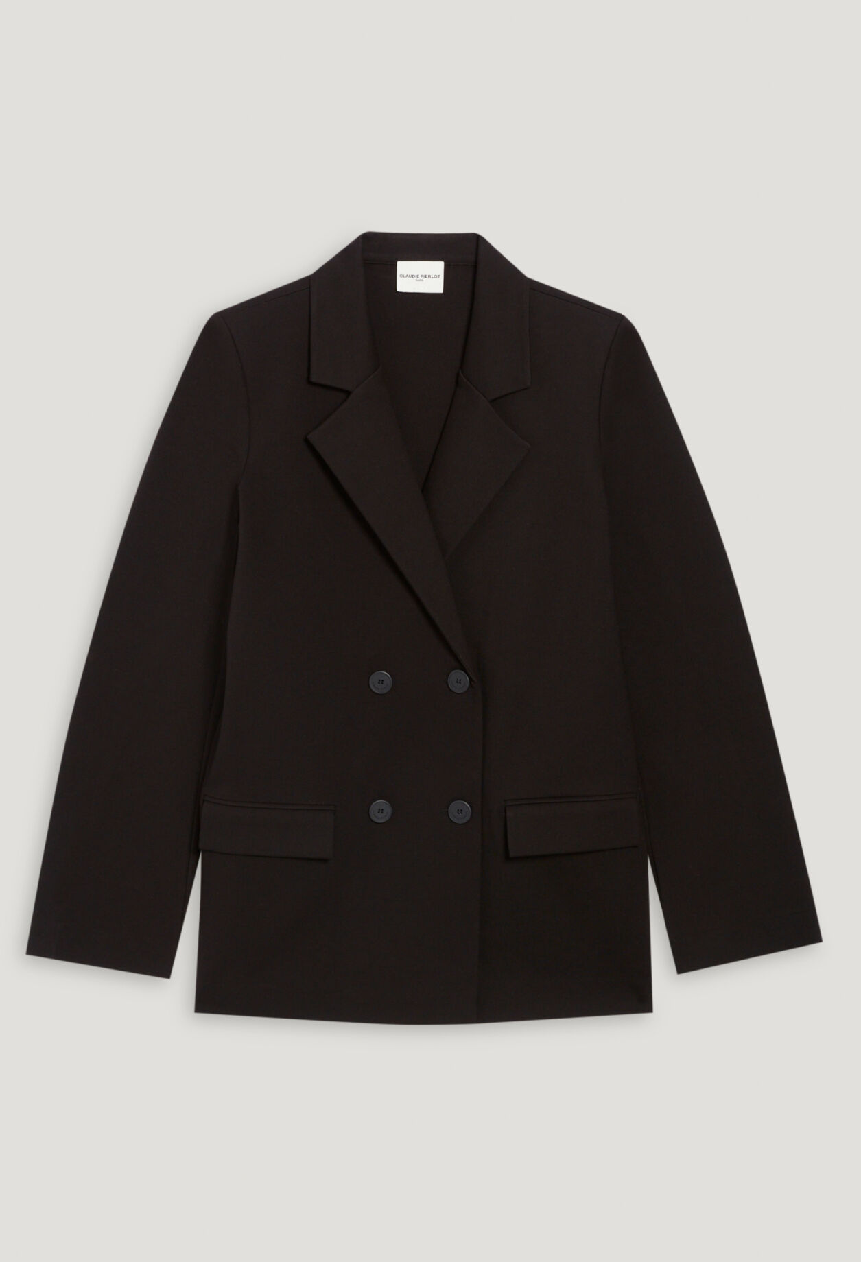 Schwarzer Oversize-Blazer