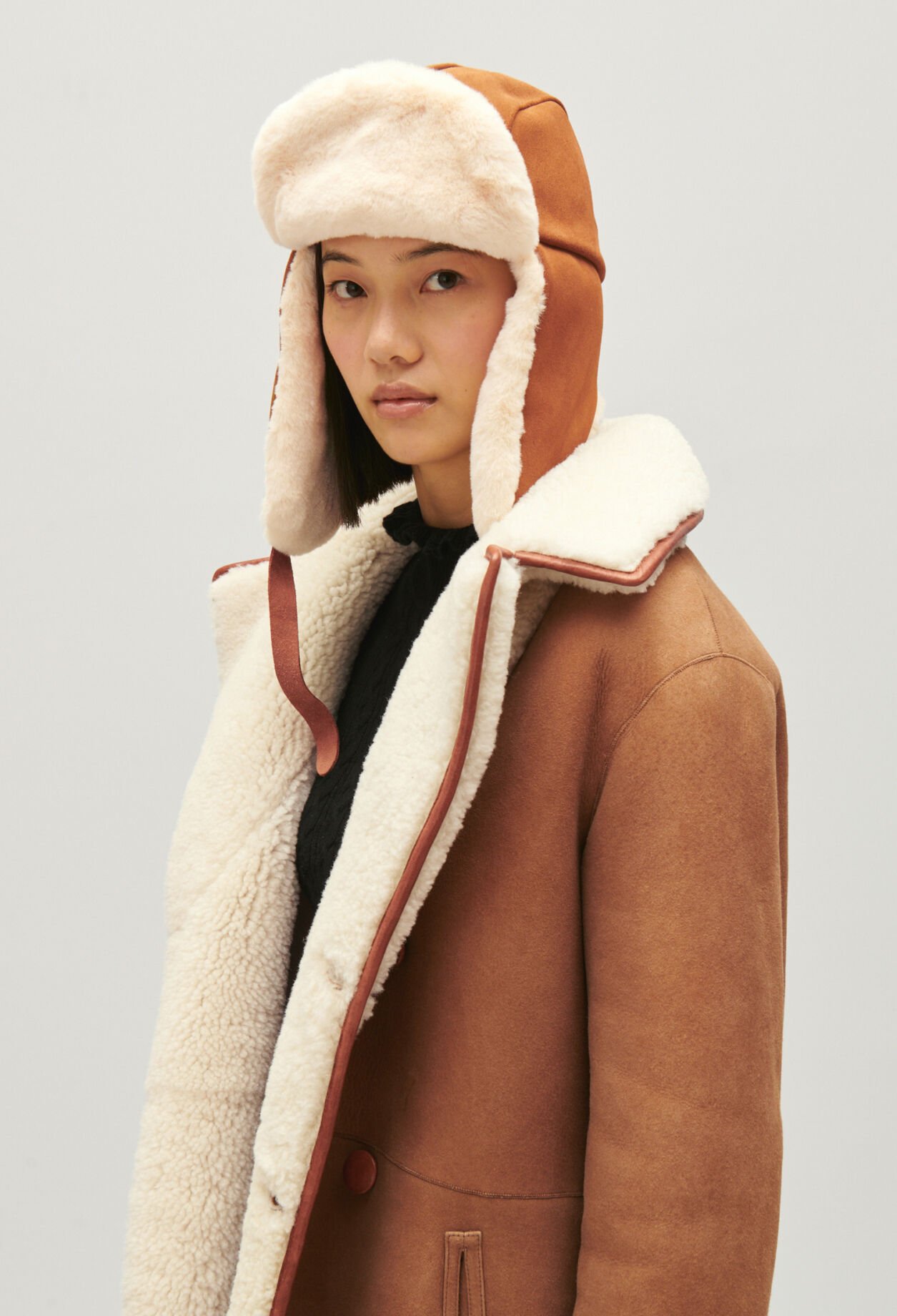 Chapka aus Wildleder