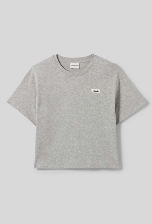 Weites Baumwoll-T-Shirt