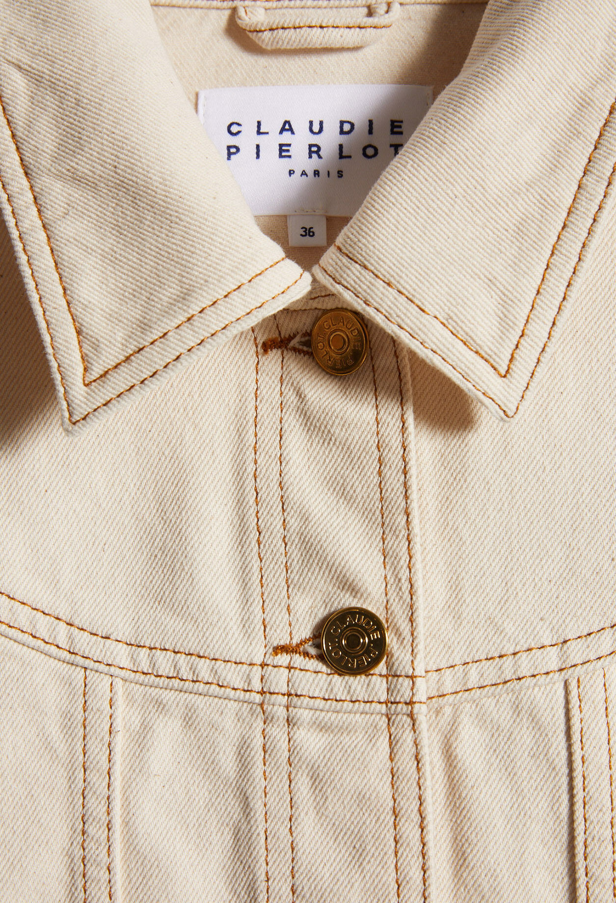 Wassersparende kurze Jacke aus Denim