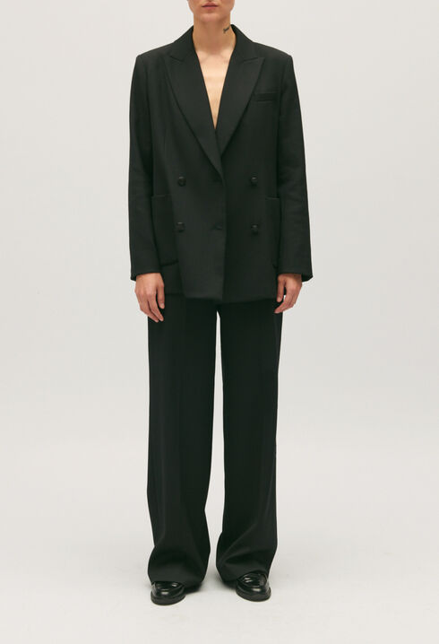Schwarzer Blazer