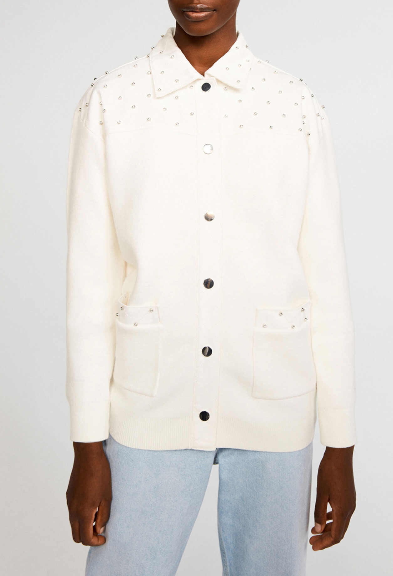 Blouson aus Bimaterial
