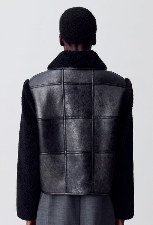 Bimaterialer Blouson