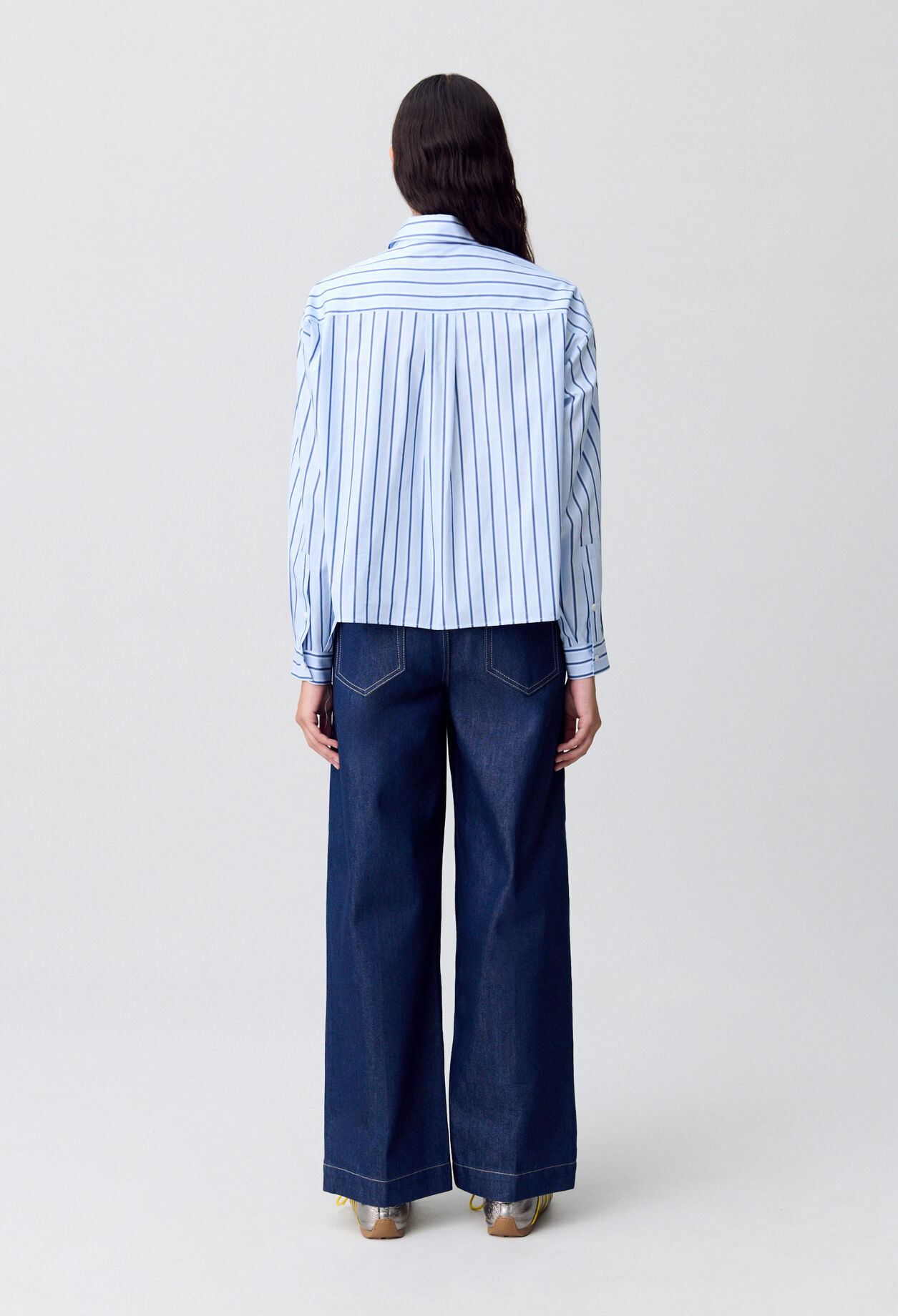 Gestreiftes Oversize-Hemd