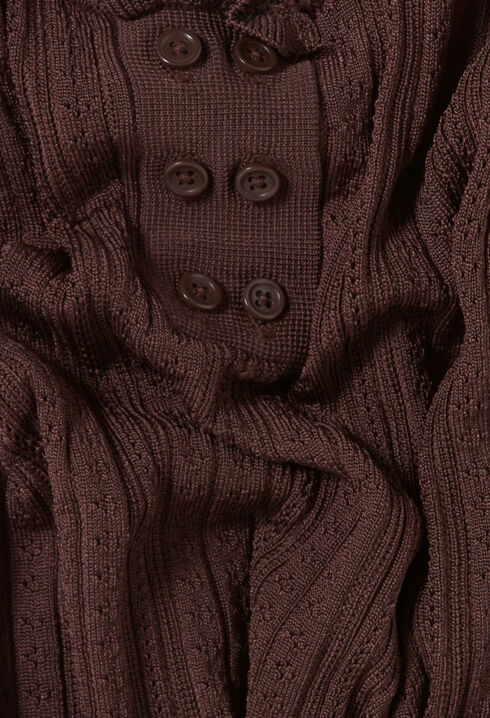 Pointelle-Stricktop mit Volant