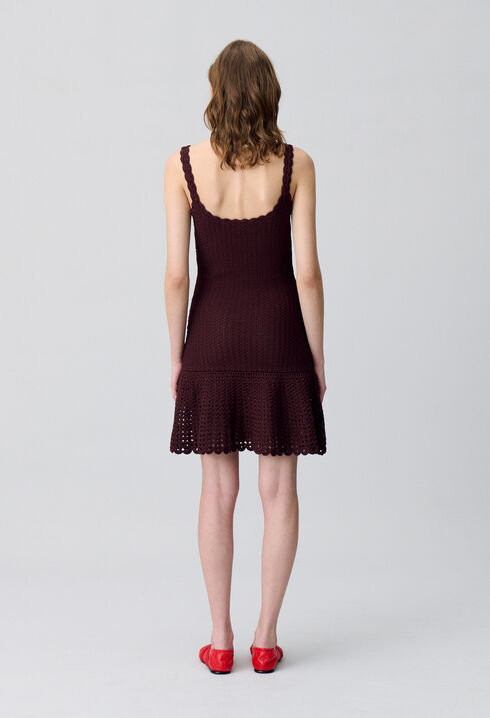 Kurzes Häkelkleid