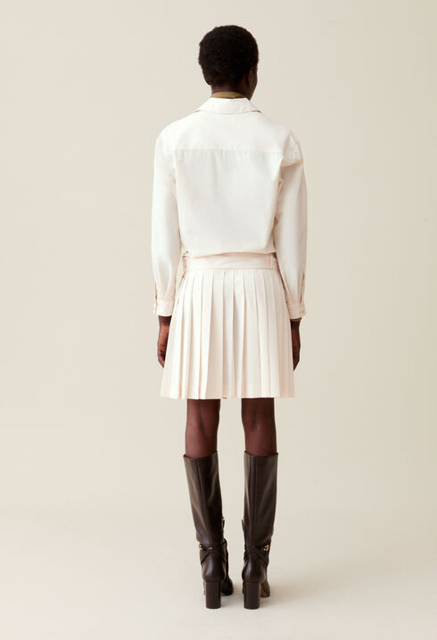 Geknöpftes Hemdkleid mit Gürtel