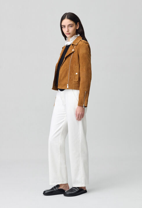 Perfekte Wildlederjacke