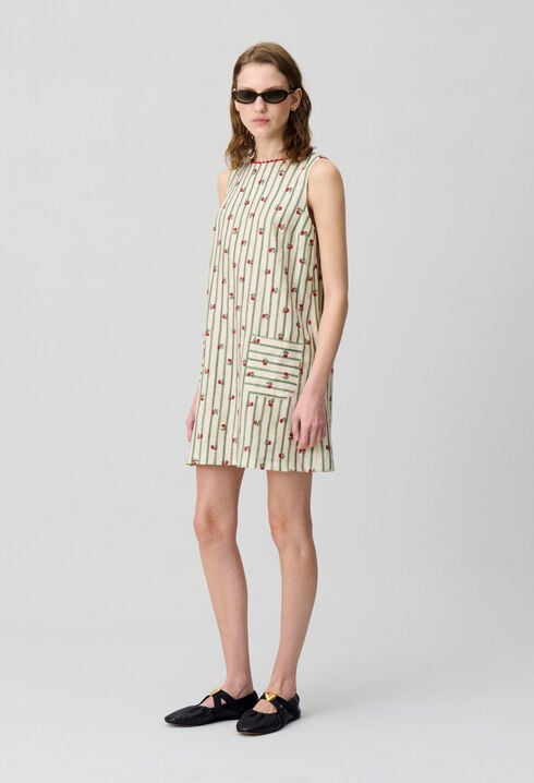 Ärmelloses kurzes Kleid