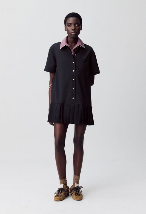 Kurzarm-Hemdkleid