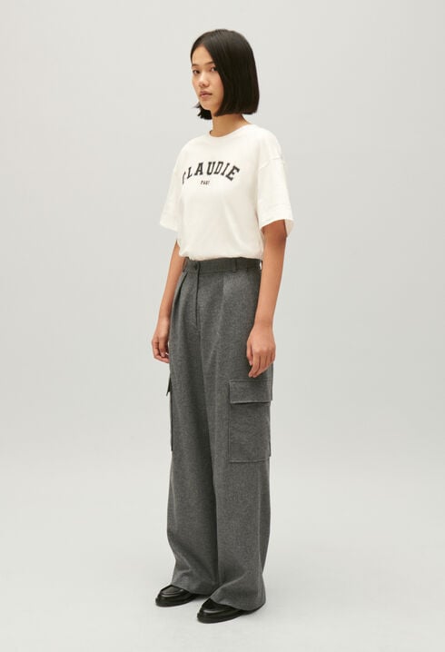 Cargohose in Hellgrau