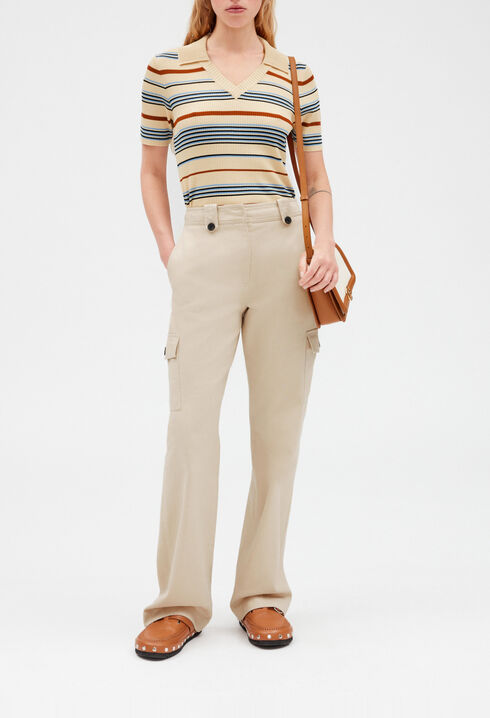 Cargohose, beige