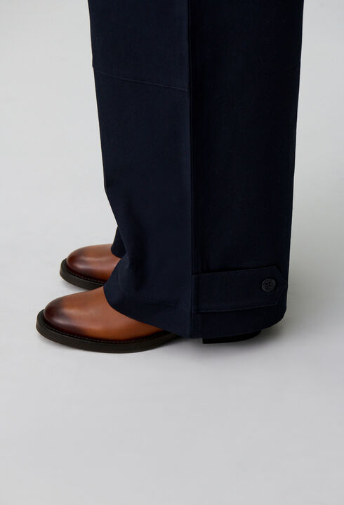 Gabardine-Hose aus Baumwolle