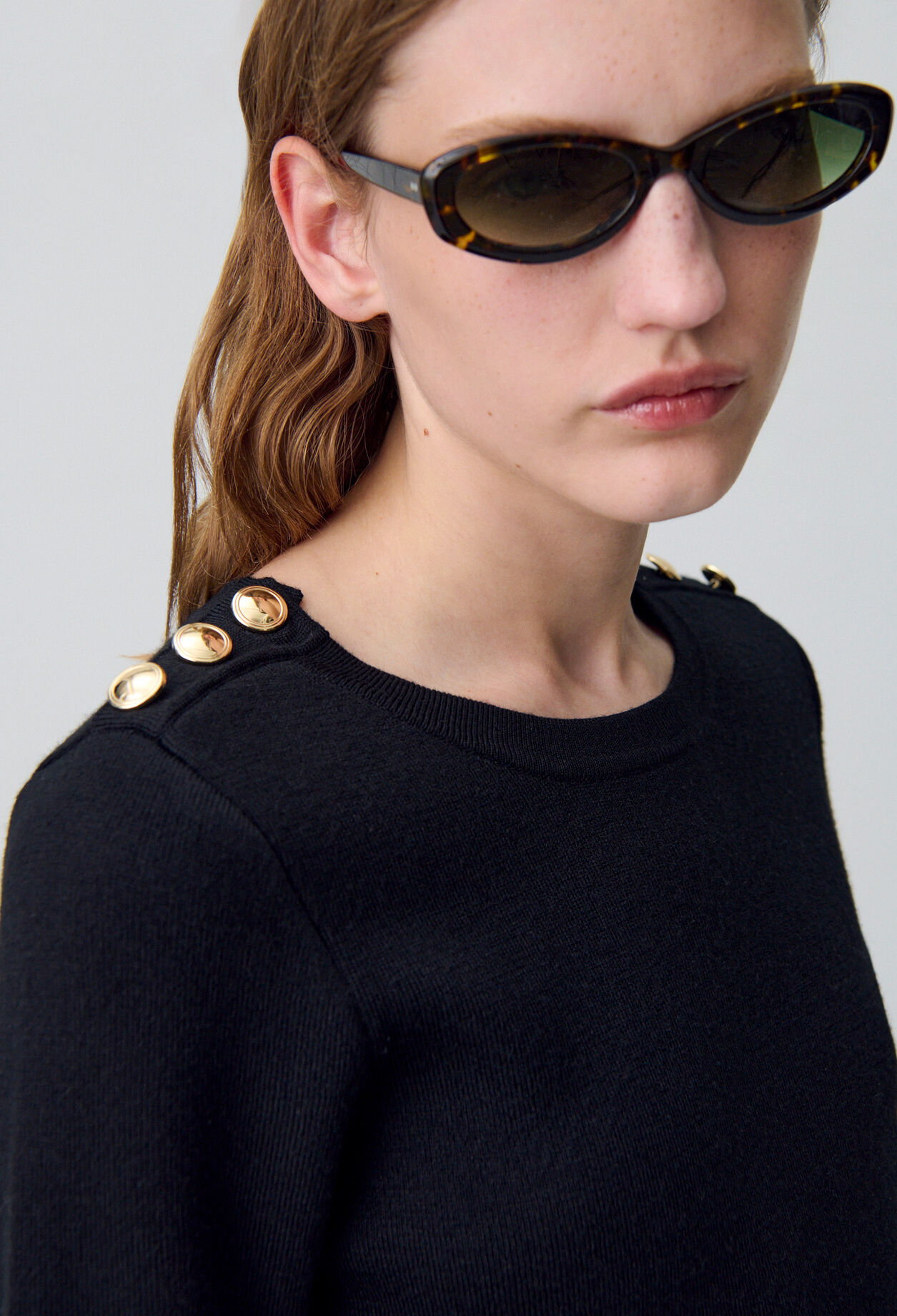 Strickkleid in Skater-Optik