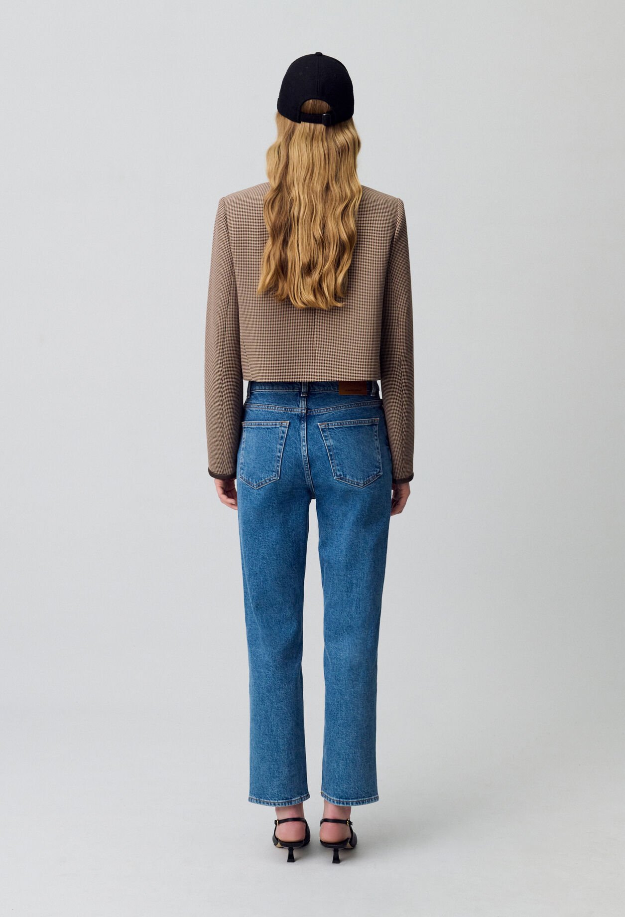 Jeans Toto slim 7/8 blau verwaschen