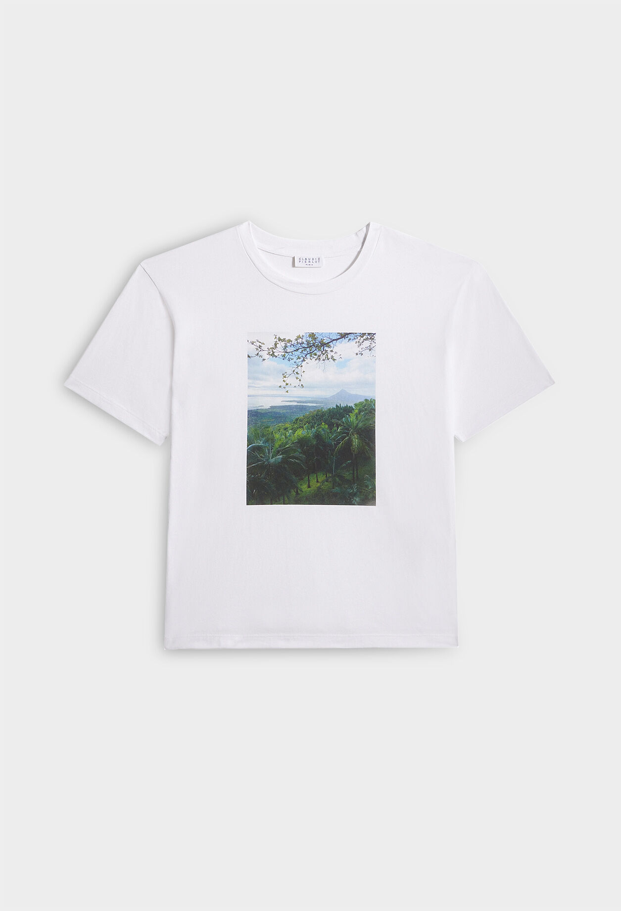 T-Shirt mit Siebdruck aus Bio-Baumwolle