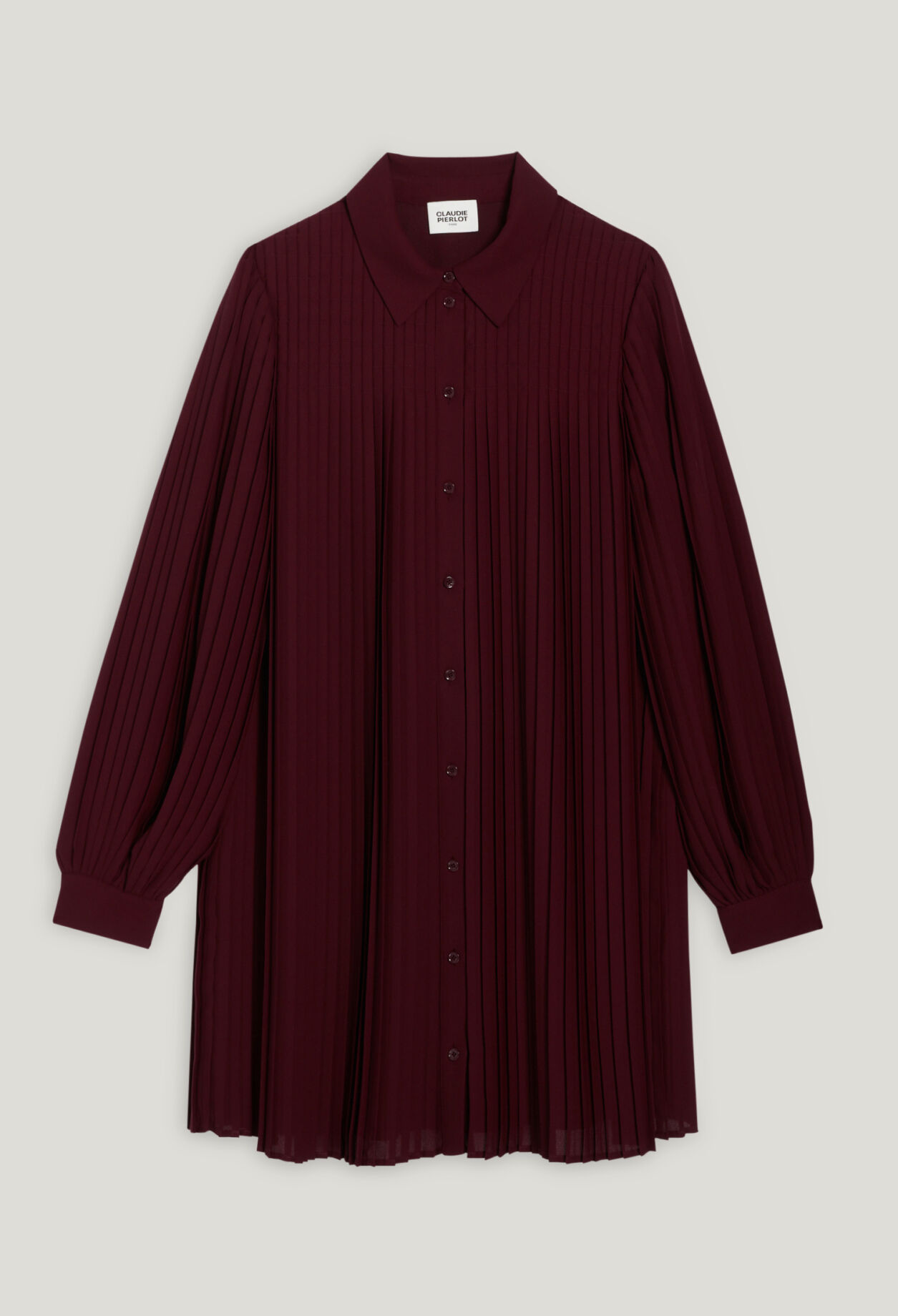 Kurzes plissiertes Kleid