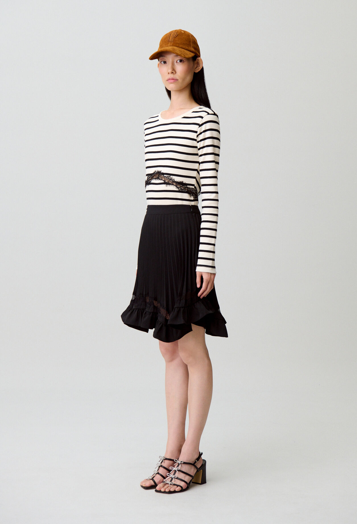 Asymmetrischer Spitzenrock