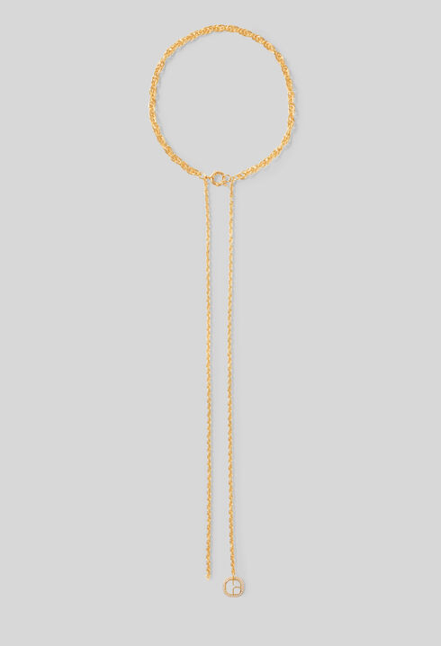 Doppelkette mit Perle