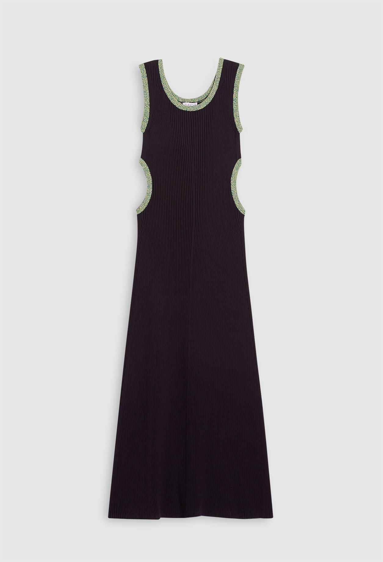 Langes Strickkleid