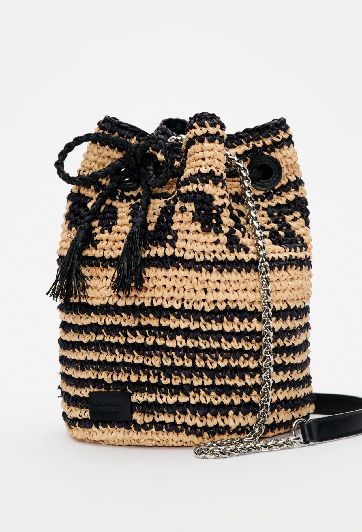 Handtasche aus Raffiabast