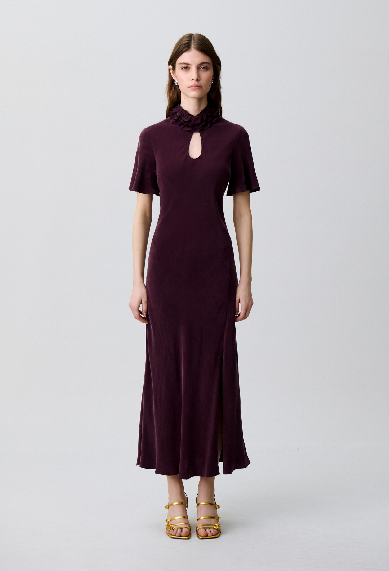 Flie&szlig;endes Midikleid